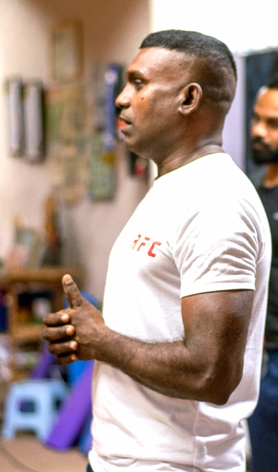 Master Kumara founder of MMA Colombo